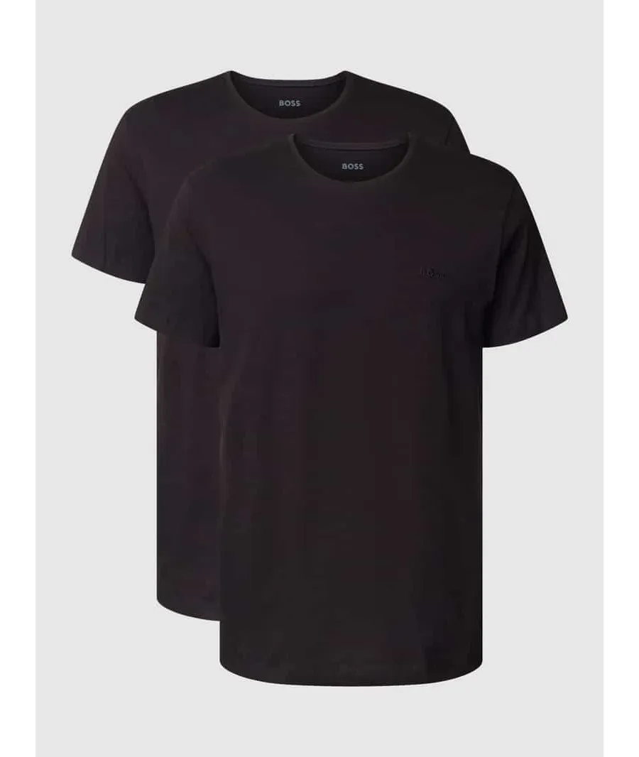 obrazek 1 T-shirt z okrągłym dekoltem w zestawie 2 szt. model „ComfortS”