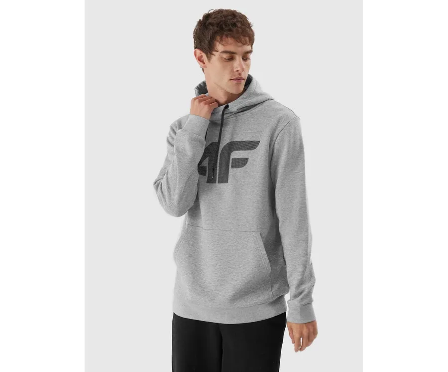 obrazek 1 4F Bluza 4FAW23TSWSM694 Szary Regular Fit