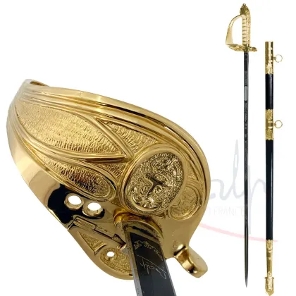 Zdjęcie Angielska szabla królewskiej marynarki wojennej z ostrzem ze stali nierdzewnej