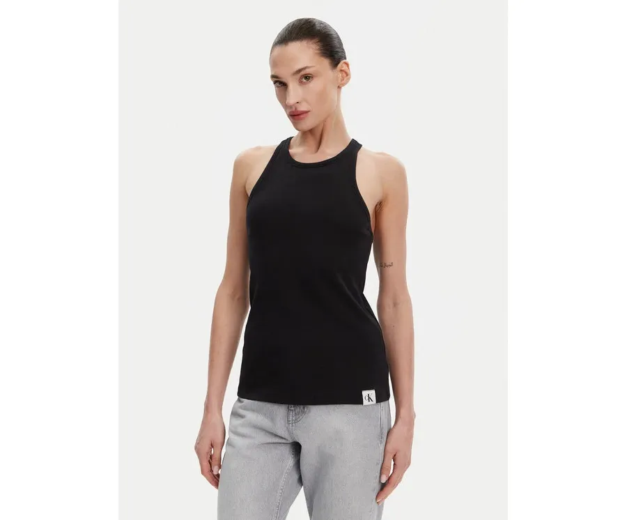 obrazek 1 Calvin Klein Underwear Top LV00QS7492 Czarny Slim Fit