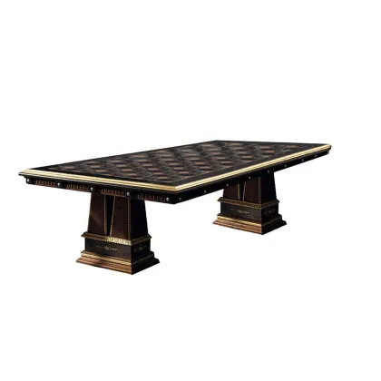 Zdjęcie Orzech, heban, złoto - luksusowy stolik LAURA-DARIA - Collecion Alexandra