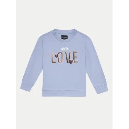 Zdjęcie Guess Bluza K4BQ03 KAX73 Błękitny Regular Fit
