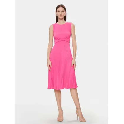 Zdjęcie Nissa Sukienka koktajlowa RZ14841 Różowy Slim Fit