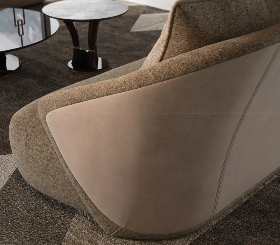 obrazek 3 Wyjątkowa designerska 3-osobowa sofa do salonu