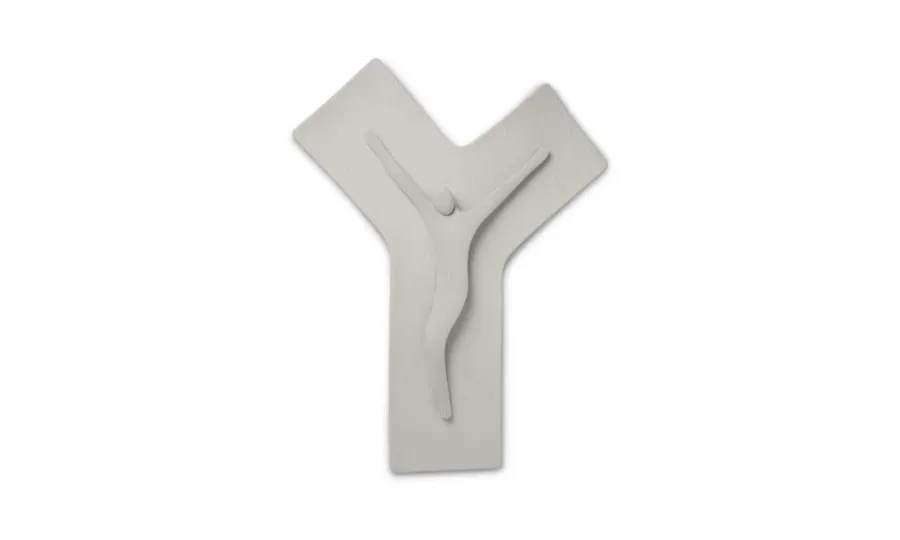 obrazek 3 Ceramiczna rzeźba Pana Jezusa na krzyżu