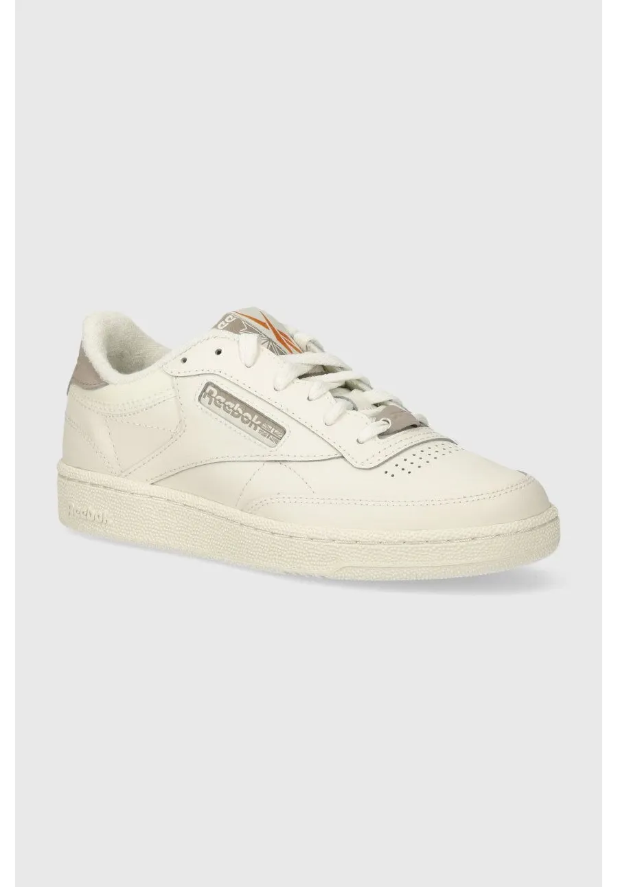 obrazek 1 Reebok Classic sneakersy skórzane Club C 85 kolor beżowy 100074162