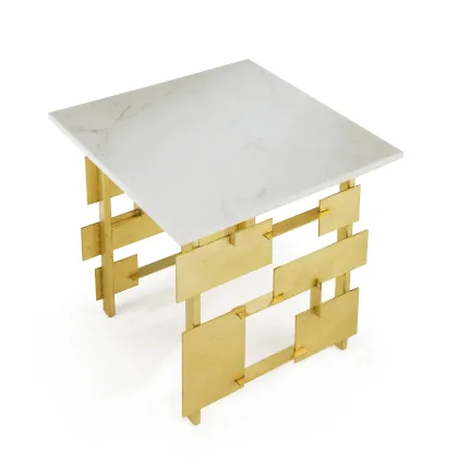 Zdjęcie Unikatowy stolik kawowy H.58xL.50xP.50 cm