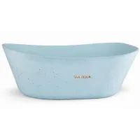Picture Beautiful 50 cm LIBRA BASIC washbasin – medium cobalt blue, without decor, matte varnish