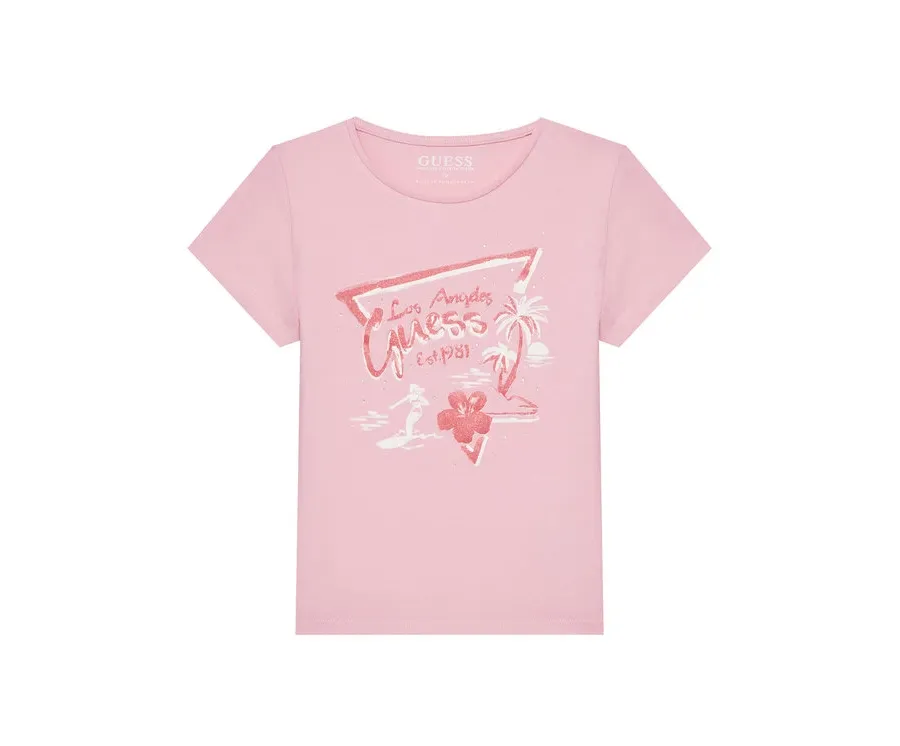 obrazek 1 Guess T-Shirt J5GI30 K6YW4 Różowy Regular Fit