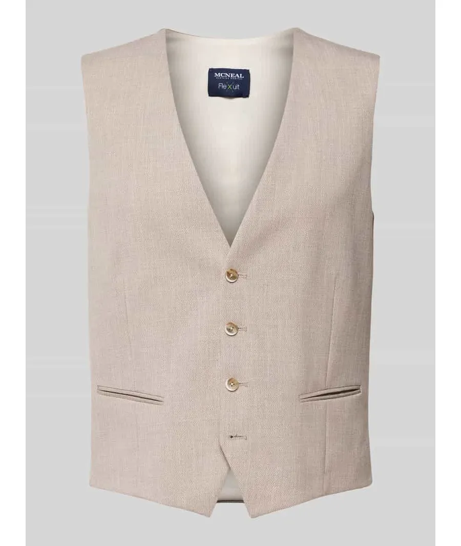 obrazek 1 Kamizelka o kroju slim fit ze wzorem na całej powierzchni