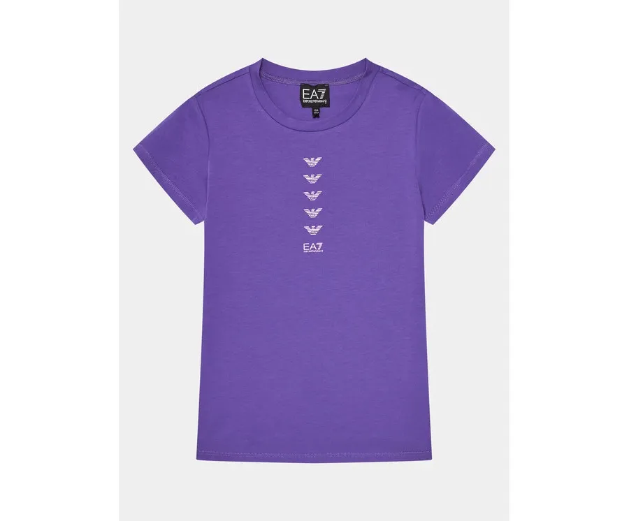 obrazek 1 EA7 Emporio Armani T-Shirt 3DFT05 FJ2HZ 1304 Fioletowy Regular Fit