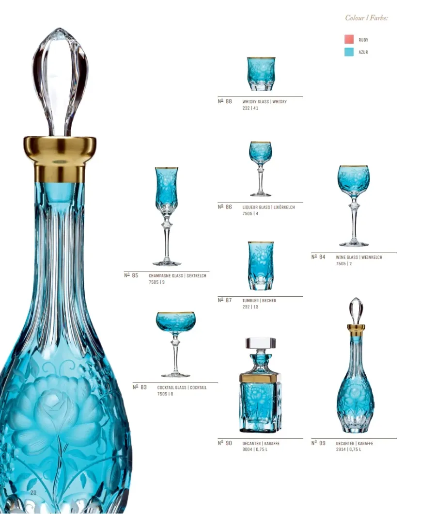 obrazek 2 Kryształowa szklanka do whisky - Primerose Gold