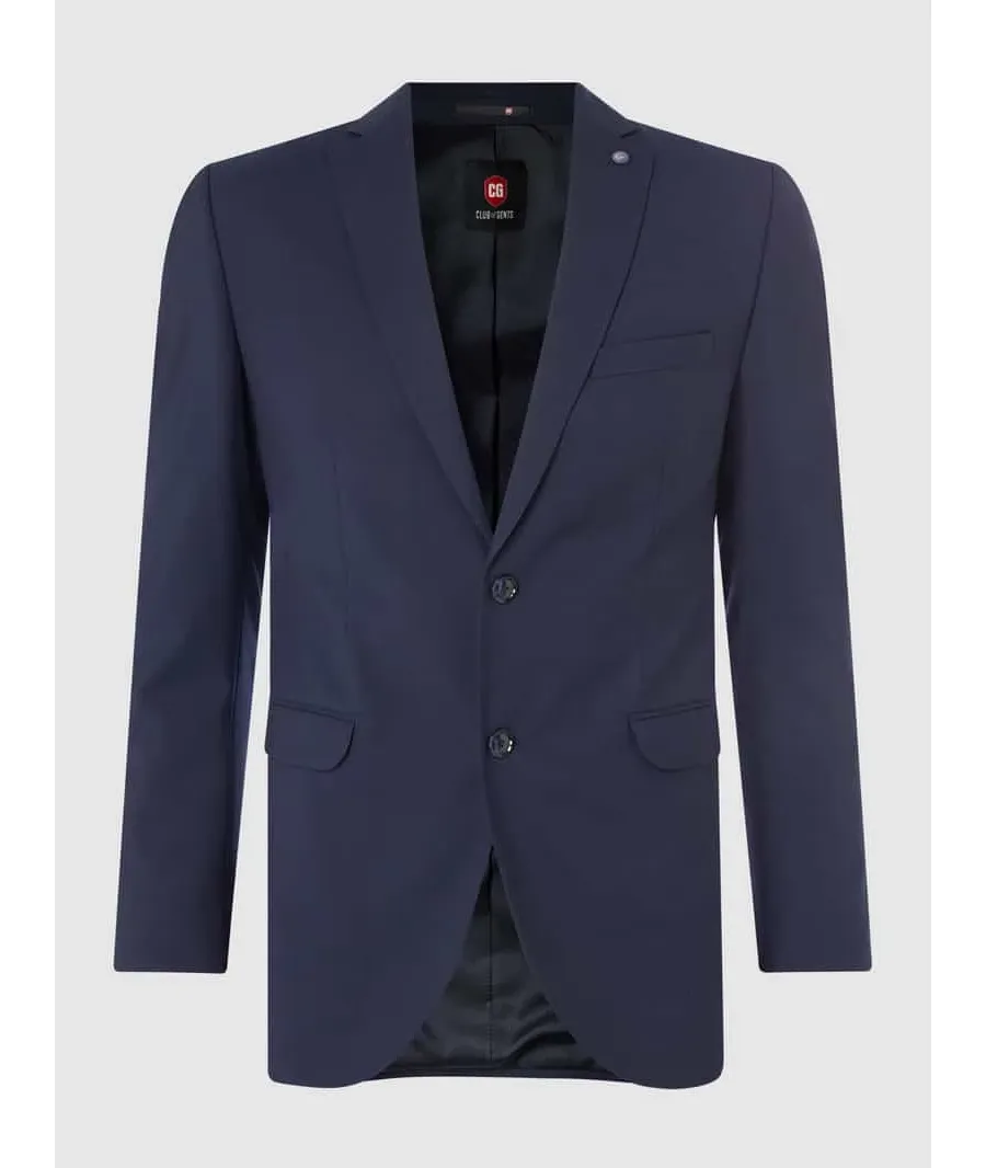 obrazek 1 Marynarka zapinana na 2 guziki o kroju slim fit z dodatkiem streczu model ‘Caden’
