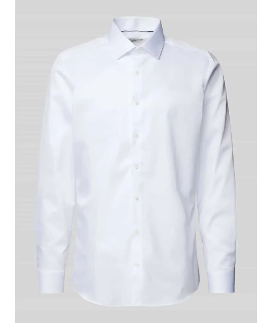 obrazek 1 Koszula biznesowa o kroju slim fit z kołnierzykiem typu kent