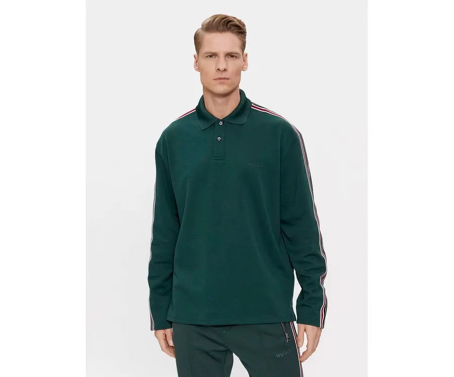 obrazek 1 Hugo Polo Dalpeno 50497938 Zielony Regular Fit HUGO