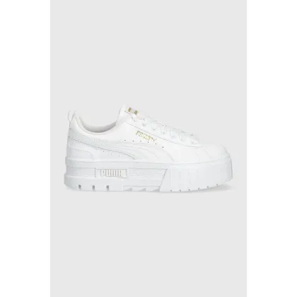 Zdjęcie Puma sneakersy skórzane Mayze Lth Jr kolor biały