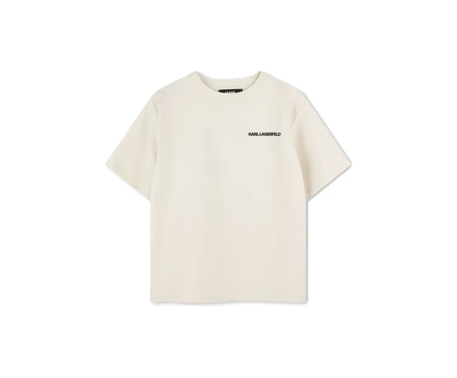 obrazek 1 Karl Lagerfeld Kids T-Shirt Z30440 S Biały Regular Fit