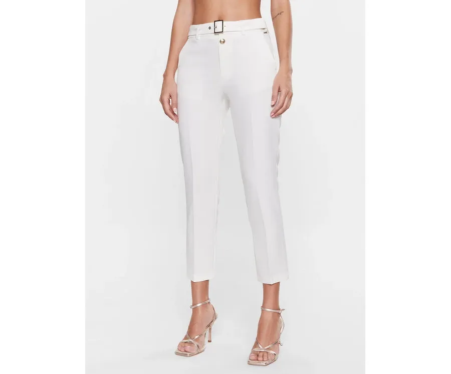 obrazek 1 Liu Jo Spodnie materiałowe WA3188 T7896 Écru Slim Fit