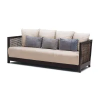 Zdjęcie Nietuzinkowa rattanowa sofa do salonu firmy Kenneth Cobonpue