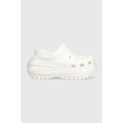 Zdjęcie Crocs Classic Mega Crush Clog klapki kolor biały 207988.100