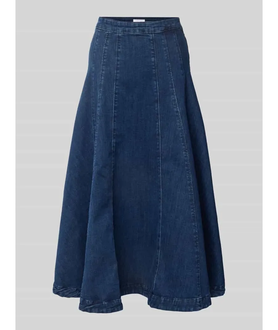 obrazek 1 Spódnica jeansowa z bocznym zapięciem na zamek błyskawiczny