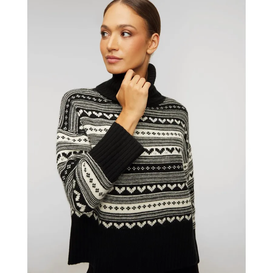 obrazek 1 Sweter Kaszmirowy Z Golfem Damski Kujten Loulou