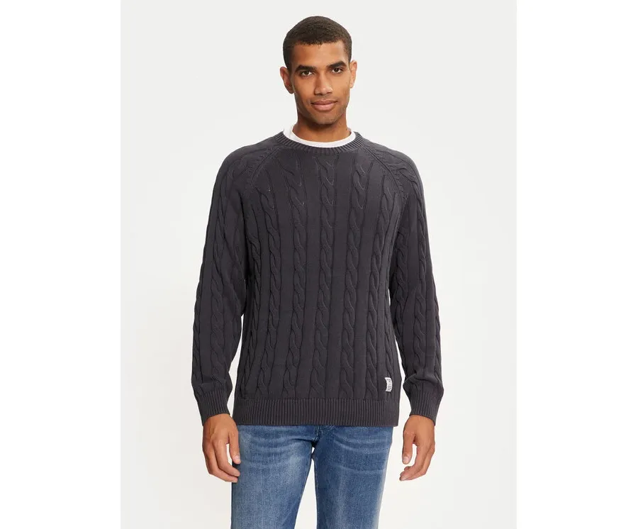 obrazek 1 Pepe Jeans Sweter Camdem PM702455 Granatowy Regular Fit