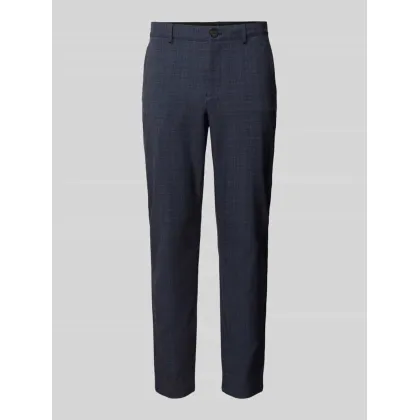 Zdjęcie Spodnie materiałowe o kroju slim fit ze szlufkami na pasek model ‘ROBERT’