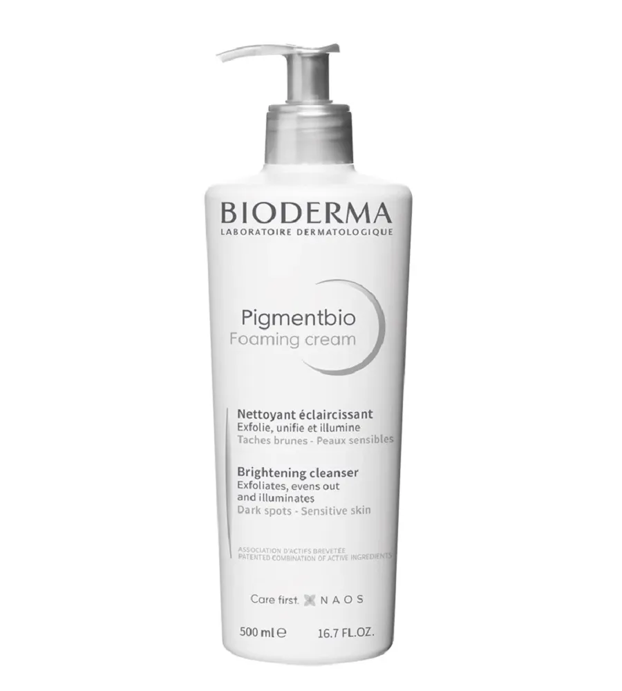 obrazek 1 Bioderma Pigmentbio Kremowy żel oczyszczająco-złuszczający 500 ml