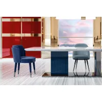 Zdjęcie Włoskie krzesło ze stelażem i podwójnym oparciem z drewna