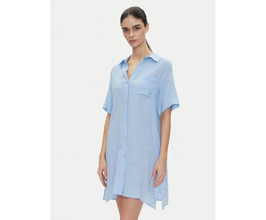 obrazek 1 DKNY Koszula nocna YI30054 Błękitny Relaxed Fit