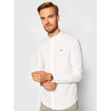 Zdjęcie Tommy Jeans Koszula Oxford DM0DM09594 Biały Slim Fit