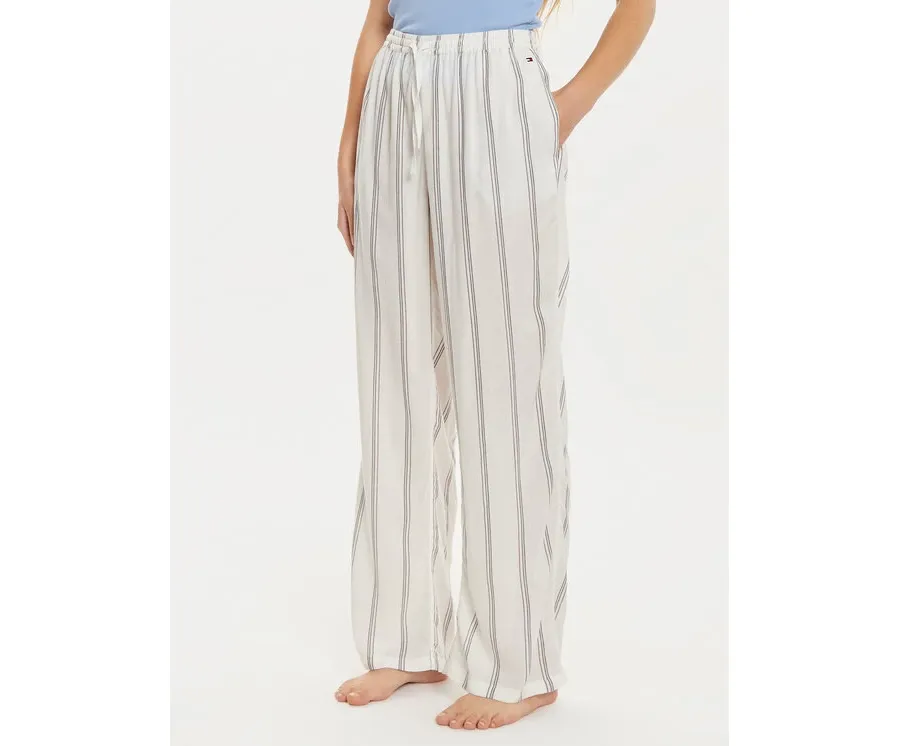 obrazek 1 Tommy Hilfiger Spodnie piżamowe UW0UW05612 Écru Regular Fit