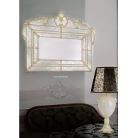 Zdjęcie Wyjątkowe szklane Lustro Murano z włoch