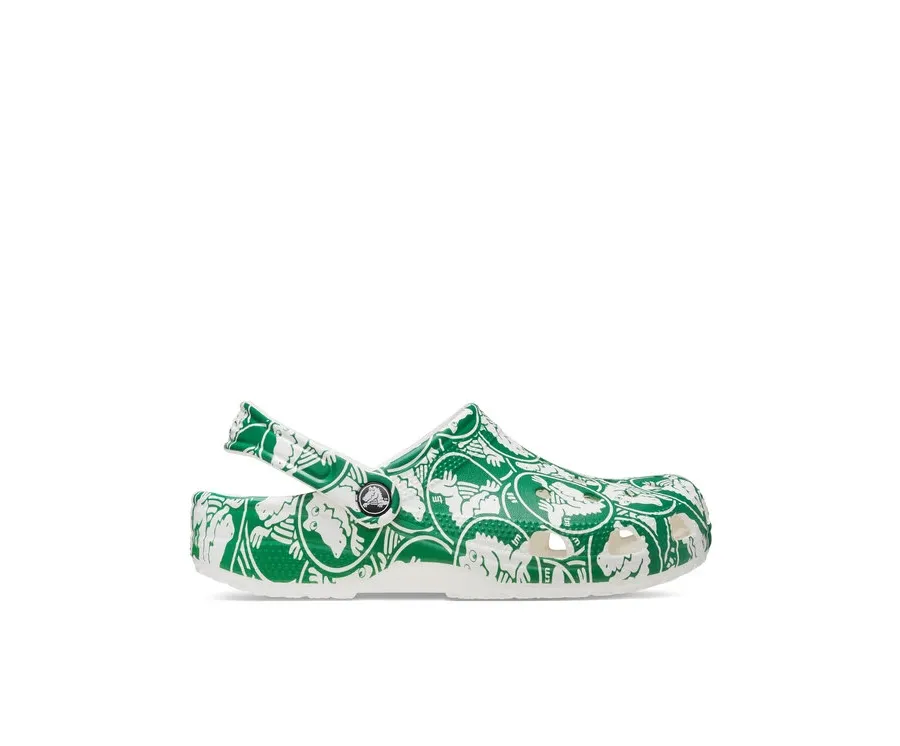 obrazek 1 Crocs Klapki Classic Duke Print Clog 210003 Zielony