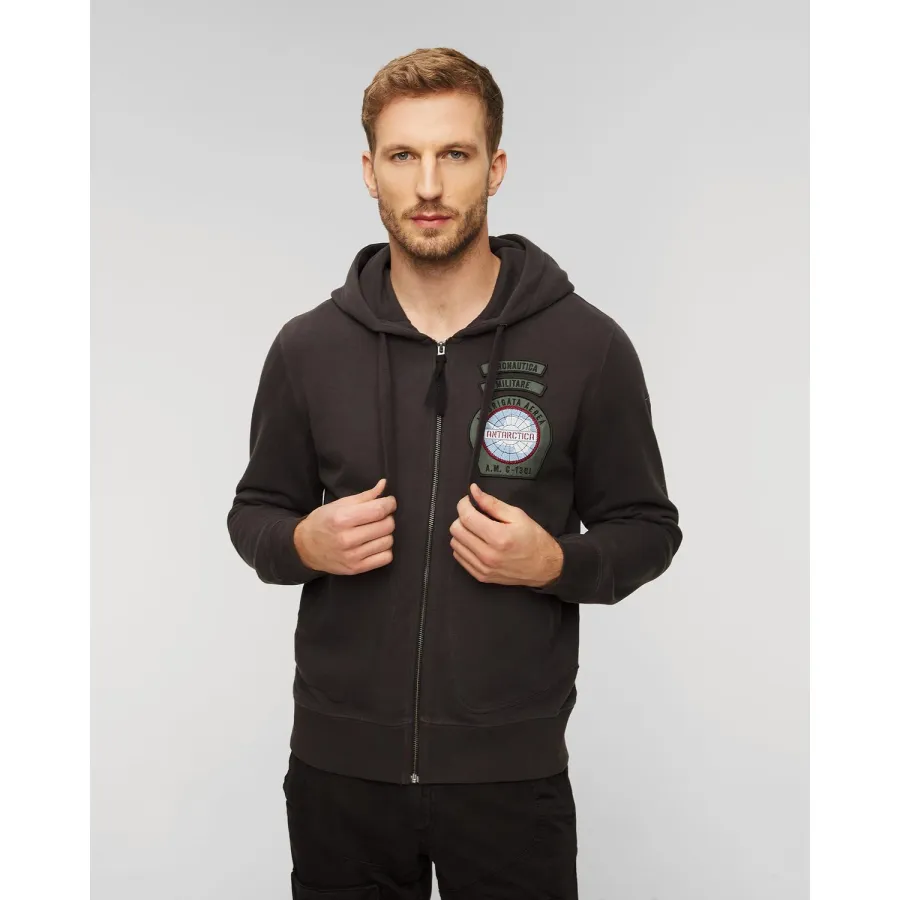 obrazek 1 Bluza Rozpinana Z Kapturem Męska Aeronautica Militare