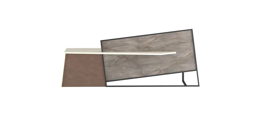 obrazek 2 Modernistyczne biurko do recepcji