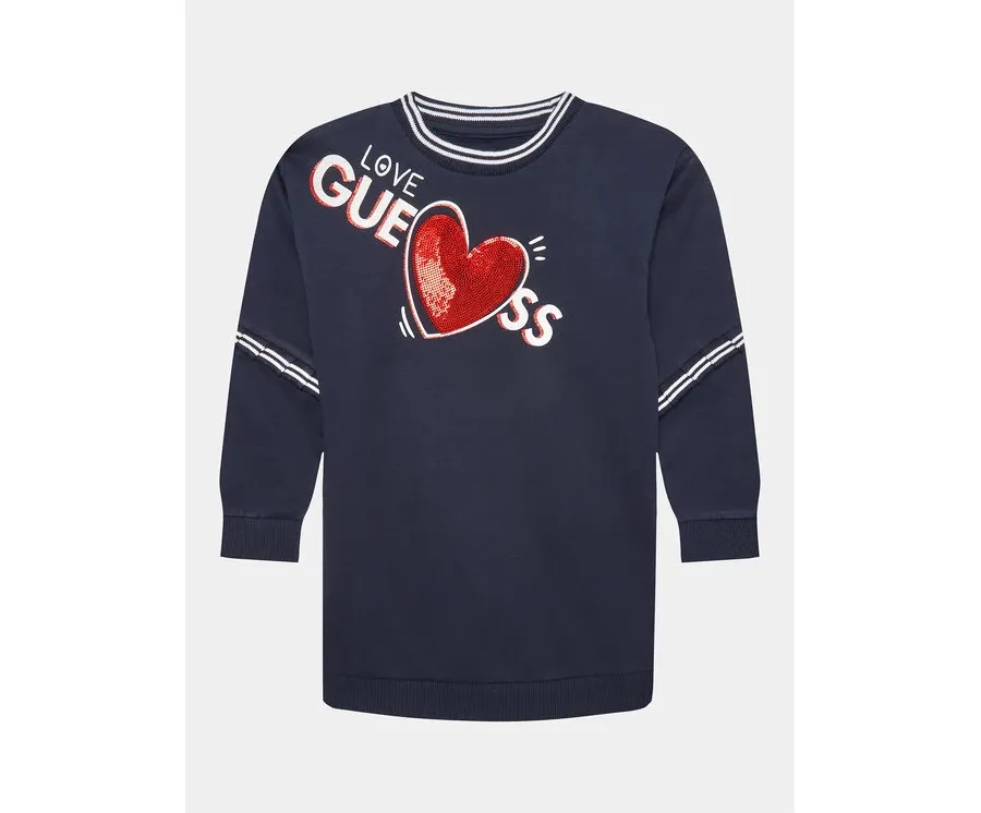 obrazek 1 Guess Sukienka codzienna K3YK21 KA6R0 Granatowy Regular Fit