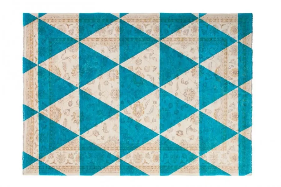 obrazek 1 Dywan o podwójnym designie - DOUBLE LAYER BLUE