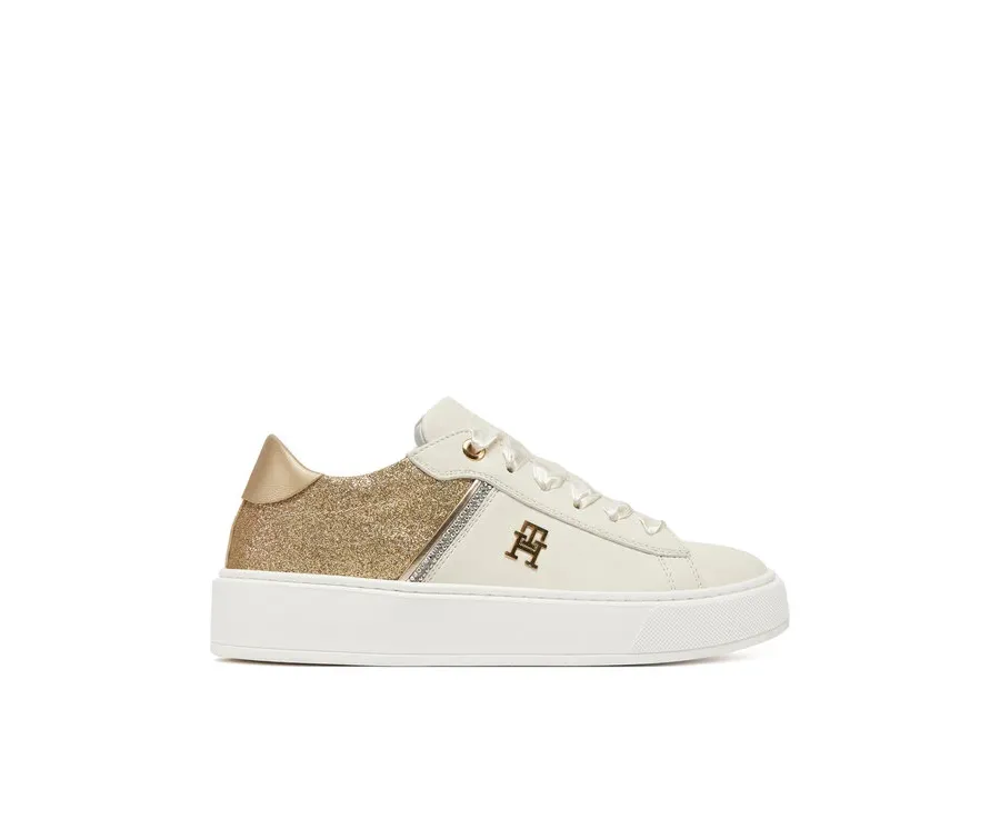 obrazek 1 Tommy Hilfiger Sneakersy Low Cut Lace UP T4A9-33935-1281X024 Biały