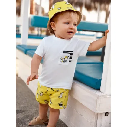Zdjęcie Mayoral T-Shirt 1639 Żółty Regular Fit