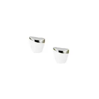 Picture Stylish porcelain salt shaker 6.5 cm - Porcelain