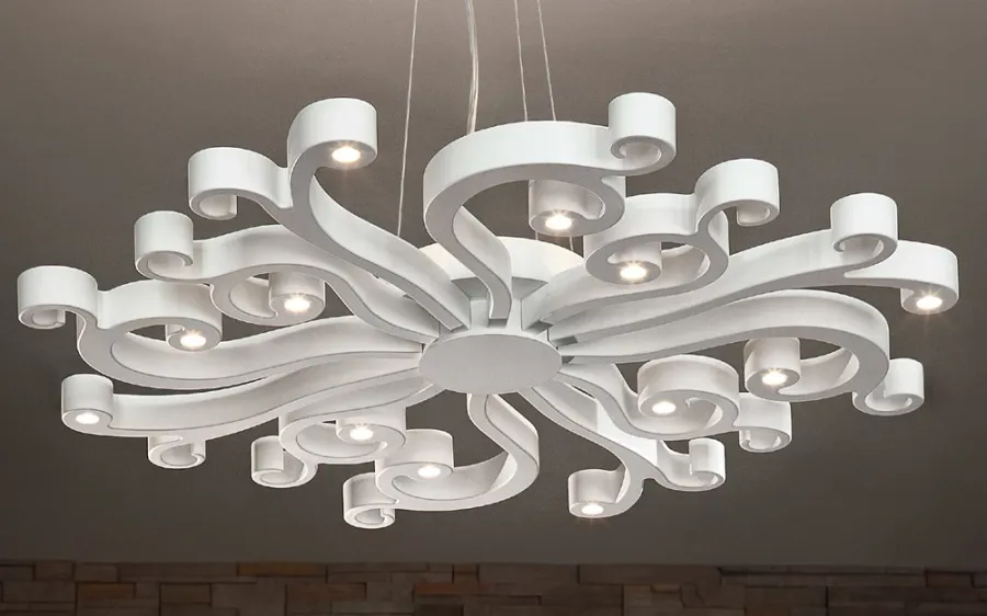 obrazek 6 Designerski żyrandol do wnętrz o wyjątkowej stylistyce - Masiero