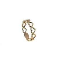 Picture A wonderful ring with cut out hearts