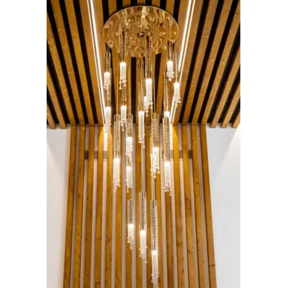 Zdjęcie Fantastyczne oświetlenie w postaci żyrandola Safi