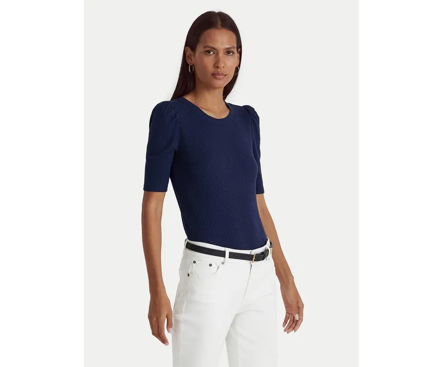 obrazek 1 LAUREN RALPH LAUREN Bluzka 200902618001 Granatowy Slim Fit