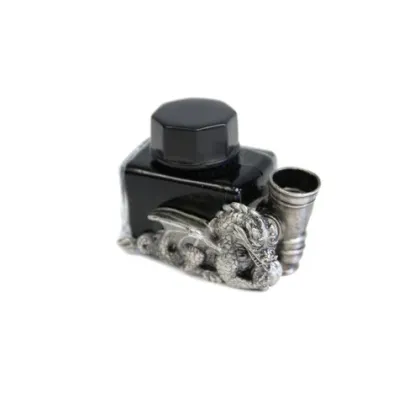 Zdjęcie Elegancki stojak na pióro + kałamarz