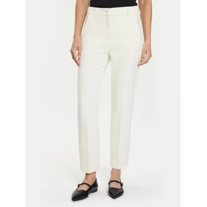 Zdjęcie Weekend Max Mara Spodnie materiałowe Freda 2425136031 Écru Regular Fit