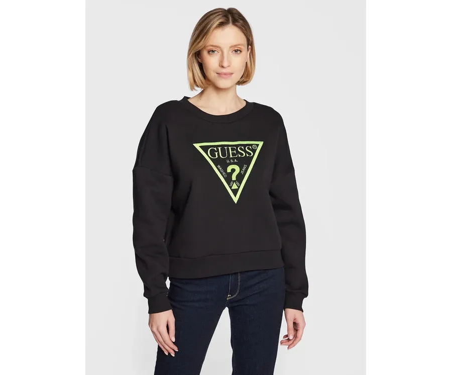 obrazek 1 Guess Bluza Ane W3RQ04 K9Z21 Czarny Regular Fit