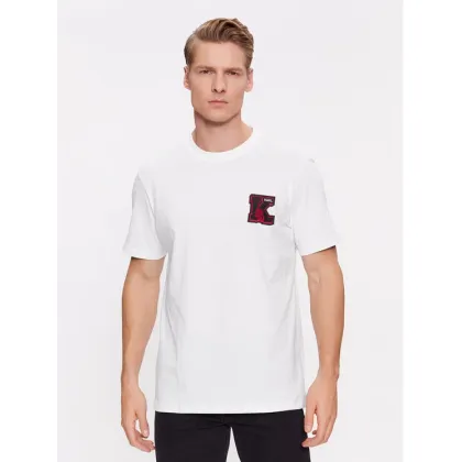 Zdjęcie KARL LAGERFELD T-Shirt 240M2204 Biały Regular Fit